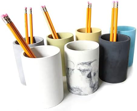 Šolja za olovku, šolja za olovku za beton, kancelarijski dekor, držač za olovku, šolja za četkicu za zube,