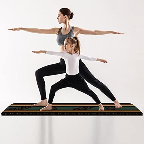Siebzeh Stripe Chains Premium Thick Yoga Mat Eco Friendly Rubber Health & amp; fitnes Non Slip Mat za sve