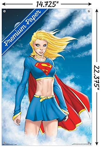 DC stripovi - Supergirl - Zidni poster za oblake sa push igle