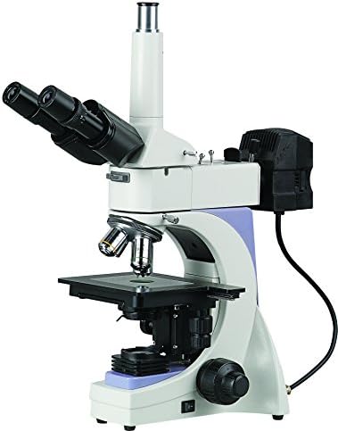 BestScope bs-6000AT metalurški Trinokularni složeni mikroskop, okulari WF10x, ciljevi beskonačnog plana, uvećanje 40x-400x, Kohler halogeno osvjetljenje, Iris dijafragma, mehanički stepen, 110v