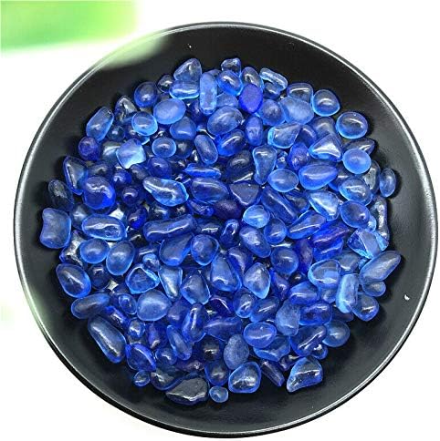 LAAALID XN216 50g 7-10mm plava šljunčana boja glazura kristalno Buda Akvarijsko kamenje Decorl kamenje i
