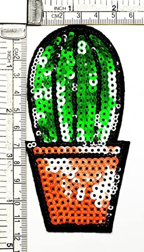 Kleenplus 2kom. Kaktus Zakrpe Kaktus Dječija Crtana Naljepnica Ručno Rađena Vezena Zakrpa Umjetnost Šivanje