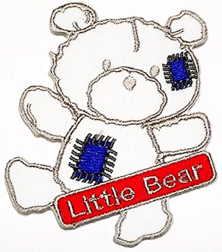 Kleenplus cartoon Bear Fashion Patch little Bear Sticker Craft Patches DIY Applique vezeni Sew Iron on Patch