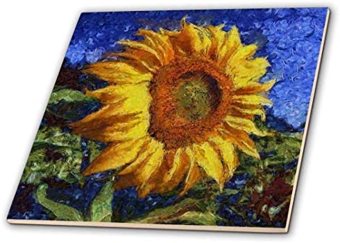 3drose suncokret u Van Goghovom stilu, 8 x 8