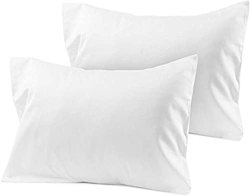 Putni jastuk 14x20 set od 2 bijela solidarna koverta Style 500 Crop Throp Toddler Jastučnica Egipatski