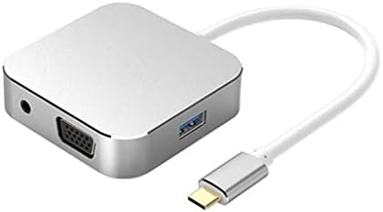 HUBS USB TIP-C DO ZMANA VGA AUDIO USB3.0 ADAPTER Priključna stanica za tip C USB 3.0 HUB USB čvorišta