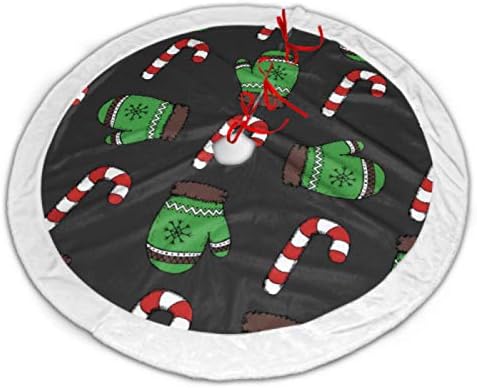 HHL božićna suknja 48 luksuzni dvoslojni suknji mekak suknja Xmas Holiday Party Decoration, Božićni bomboni
