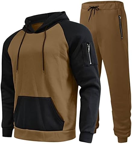 Larisalt zip up hoodie y2k, muške trenerke Atletski sport 2 komada jakna za teretanu odjeća za vježbanje