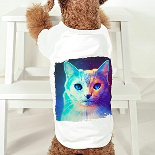 Slatka majica crtanog filma Cartoon - Crtani košulja za pse - CAT Print Odjeća za pse