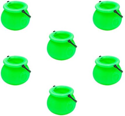 Sosoport 6kom zelena prenosiva tegla za slatkiše plastična kutija za čuvanje vještica prozor Ornament biskvit