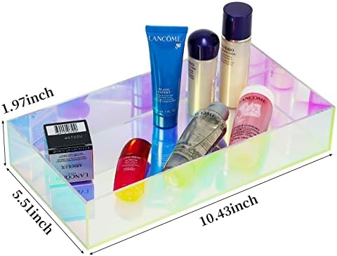 Šareni akrilni otvor za vanity Organizator organizatora šminke za bilo koju kozmetiku, male stvari za skladištenje