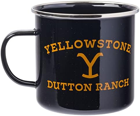 Silver Buffalo Yellowstone Dutton Ranč Šol camper za emajl, 21 unce