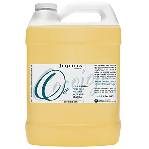 Dr Joe Lab Jojoba ulje 1 galon čisto prirodno hladno prešano nerafinirano ekstra djevičansko 128 unci-terapeutski