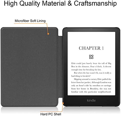 Futrola za Kindle Oasis - Premium PU Koža lagani zaštitni poklopac sa auto Wake Sleep,narandžasta