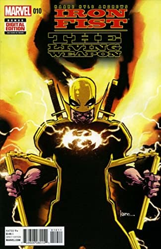 Iron Fist: živo oružje 10 VF / NM; Marvel comic book / Kaare Andrews