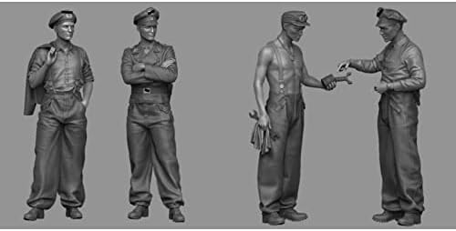1/35 Drugog svjetskog rata njemačka vojska Serviser smola figura vojnik Model, Unassembled & neobojen minijaturni