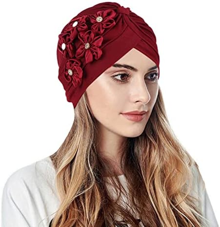 Kape pokrivala za glavu za žene kapice ženske Casual pet Little Flowers kapa kapa muslimanska kapa za žene