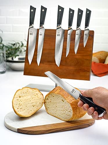 Mercer kulinarski vrhunski Super Čelični set noža od 8 komada sa magnetnim postoljem, ručke G10