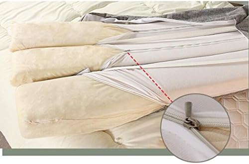 RUYII noćni jastuk, mekani jastuk za leđa, veliki jastuk za krevet, jastuk za pokrivanje kreveta, tkanina/uklonjiva,žuta-18355cm