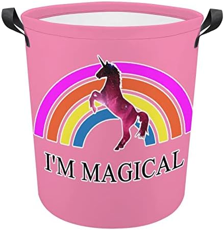 Magical Unicorn Rainbow Korpa Za Veš Sklopiva Korpa Za Veš Kanta Za Pranje Veša Torba Za Odlaganje Odeće