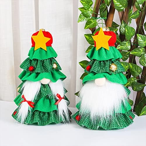 Eimilaly dekoracije patuljaka za božićnu jelku za dom, Tomte Gnomes Decor Set za praznične ukrase ili drugu