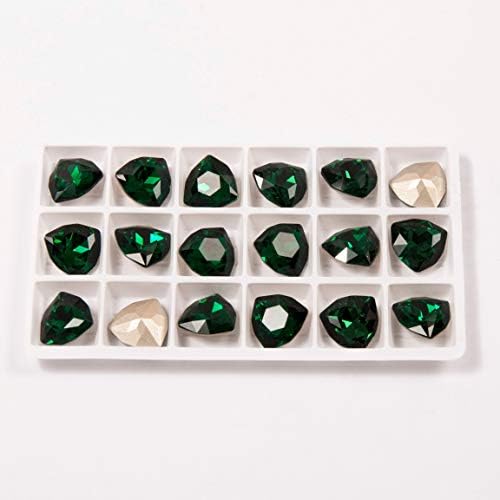 NAILKING Beauty Emerald boje stakleni Kristal Strass Pointback Nail na Rhinestones za nokte Art dekoracije