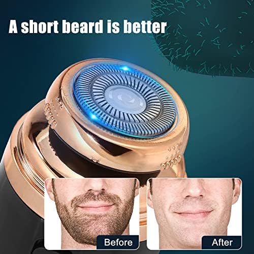 Mini prijenosni brijač kratke brade, džepni električni brijač za muškarce punjivi brijač s USB-om za putovanja