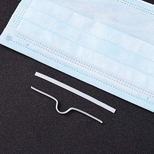 CHGCRAFT oko 1000kom 3.14 inčni plastični nos most željezna traka PE nos Bar za DIY zanata šivanje
