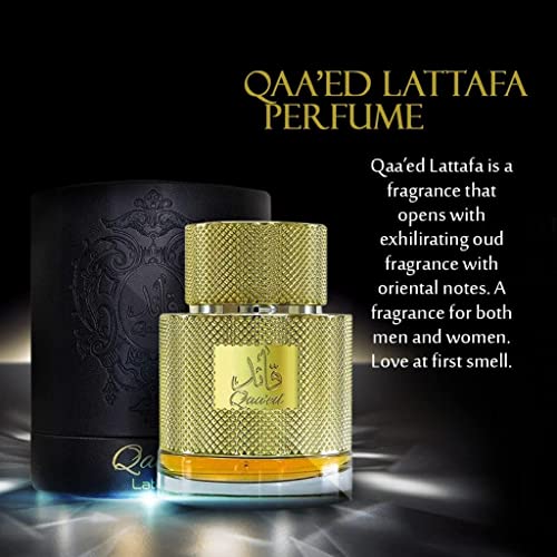 Lattafa Qaa'ed za unisex eau de parfum sprej, 3.4 uncu