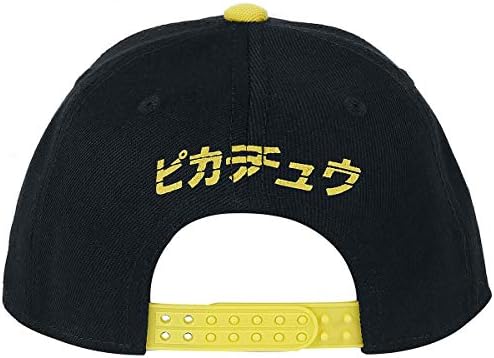 Pokemon bejzbol kapa Olimpijada Badge Pikachu Službena snažna veličina Jedna veličina crna