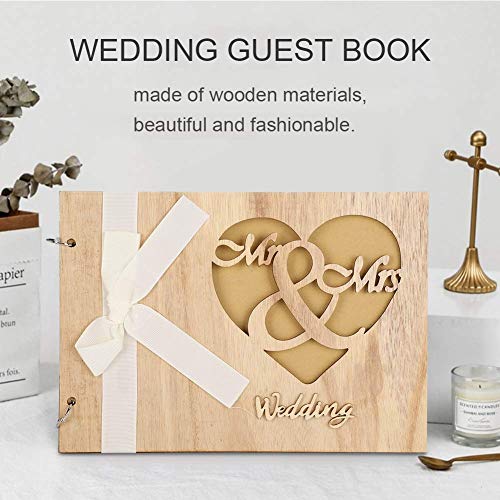 Knjiga gostiju za vjenčanje, ručno rađeni Polaroid Album Photo Guestbook rezbarenje vjenčanja foto Album