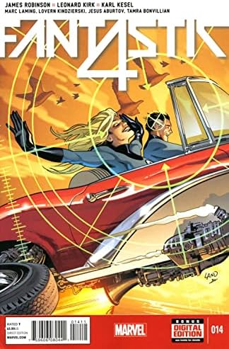 Fantastic Four 14 VF ; Marvel comic book / James Robinson