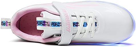 Qneic Roller Shoes USB punjive Roller Skate Shoes Wheels Wheels za dečake devojčice osvetljavaju cipele
