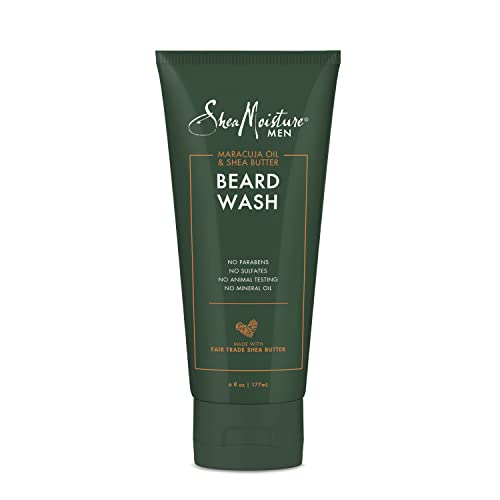 SheaMoisture Beard Wash za punu bradu Maracuja ulje & Shea puter za duboko čišćenje i osvježavanje brade