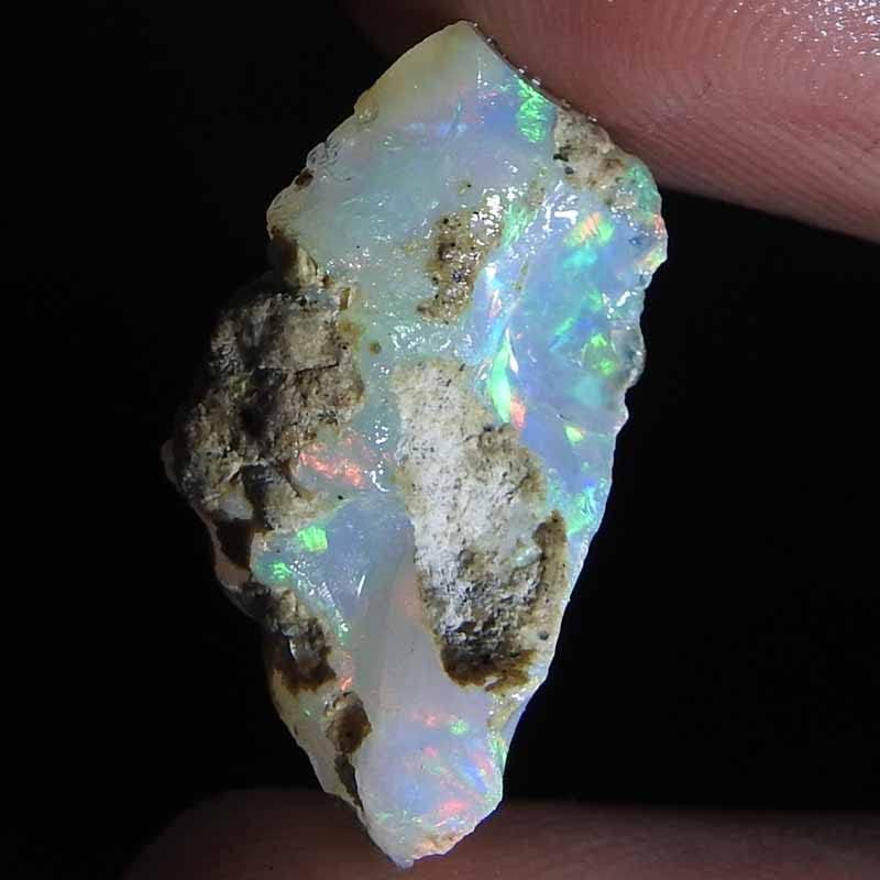 Jewelgemscraft ™ 06.50cts. Ultra vatra sirovi opal kamen, prirodni grubi, kristali dragog kamenja, etiopska