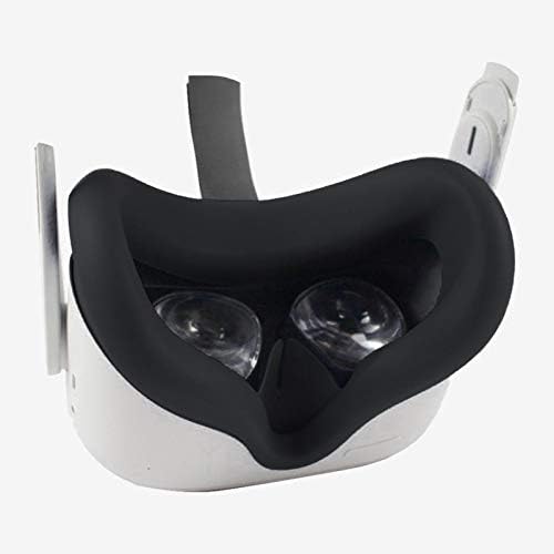 N / h VR silikonski poklopac za oči Silikonske maske za lice za oculus Quest 2 znojeno-zaštitna kapuljača,