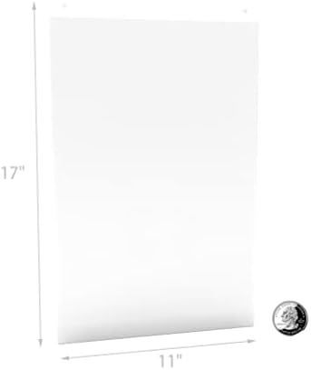 FixTureDisplays® 11x17 Držač za zidni nosač Wist Acriptic Frame Frame Slike Slika, vertikalni 12061-11x17-NPF