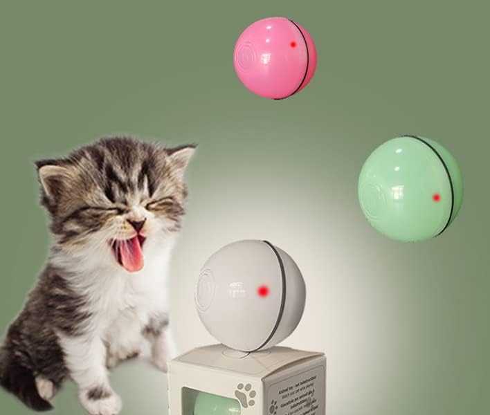 Automatska pokretna kugla za mačka sa LED svjetlima Automatska samopremjerna automatska pokretna lopta za