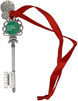 Alpha Gamma Rho Bratstvo Božićno Drvo Ornament Santa Magic Key Decor Party Kućni Ured Odmor Dekor