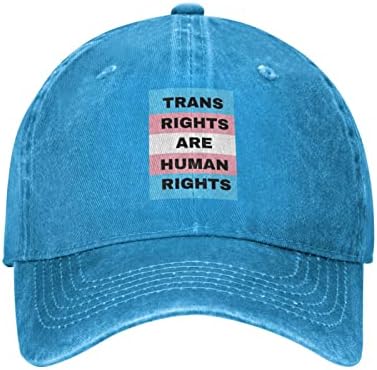 LGBTQ Transgender trans Rights ljudska Zastava oprana Teksas bejzbol kapa Podesiva kapa za sunce Vintage pamučni Tata šešir kamiondžija šešir