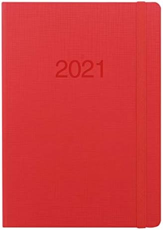 Memo sedmica Doint 2021 planera, crvena, 8.25 x 5.875 inča