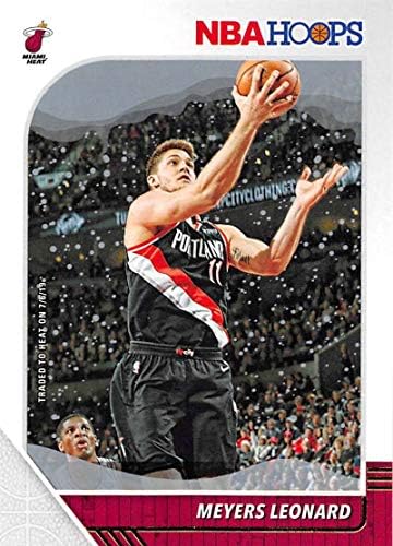2019-20 Panini obruči zima 161 Meyers Leonard Miami Heat NBA košarkaška trgovačka kartica