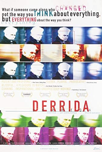 DERRIDA 2002 U.S. Jedan poster listova