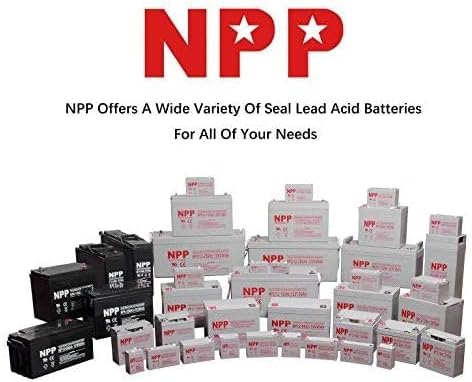 NPP 12V 4AH F2 12VOLT punjiva zapečaćena olovna kiselina Dugi život UPS baterija sa F2 Terminals DSC sigurnosna