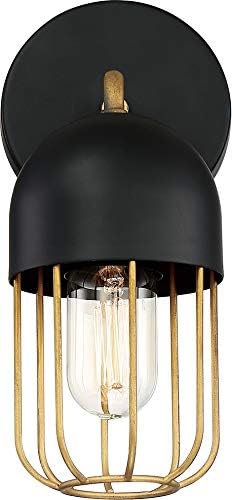 Eurofase 35962-014 Palmerston Gold otvoreni kavez za kupatilo Vanity zidni nosač, vlažna ocjena, 4-svjetlo