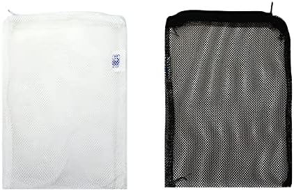 Qiluxe 6 × 8 akvarijske filterske medijske torbe sa patentnim zatvaračem za aktivni ugljen, biosfere, keramičke