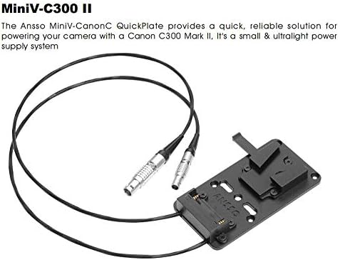 Bubuqd Miniv-C300 II Quickplate v Mount Lock Napajanje Napajanje Adapter za brzo otpuštanje za Canon C300