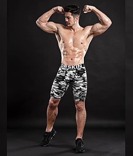 DRSKIN muške 6, 4, 3 ili 1 Paket kompresijske kratke hlače hulahopke Baselayer Sports Running Active Workout