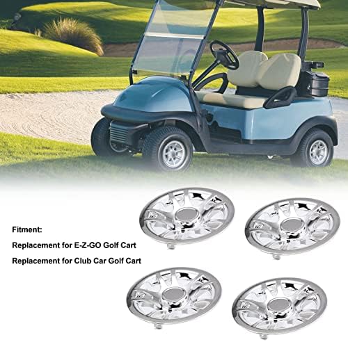 Golf Cart SS Wheel Covers Hub Caps za većinu Golf Cart 8 inčni Golf Cart Hub Caps Chrome Plated Wheel Covers