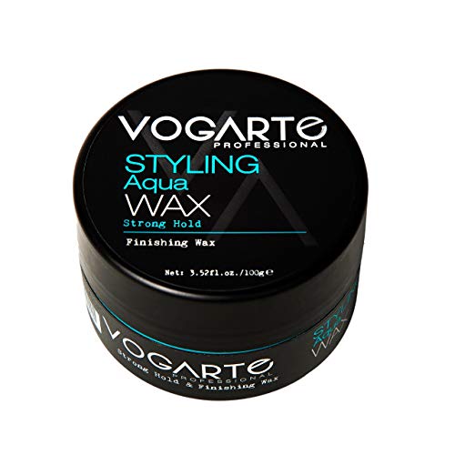 VOGARTE Hair Styling Aqua Wax za muškarce, Strong Hold & sjajna završna obrada, 3.52 oz